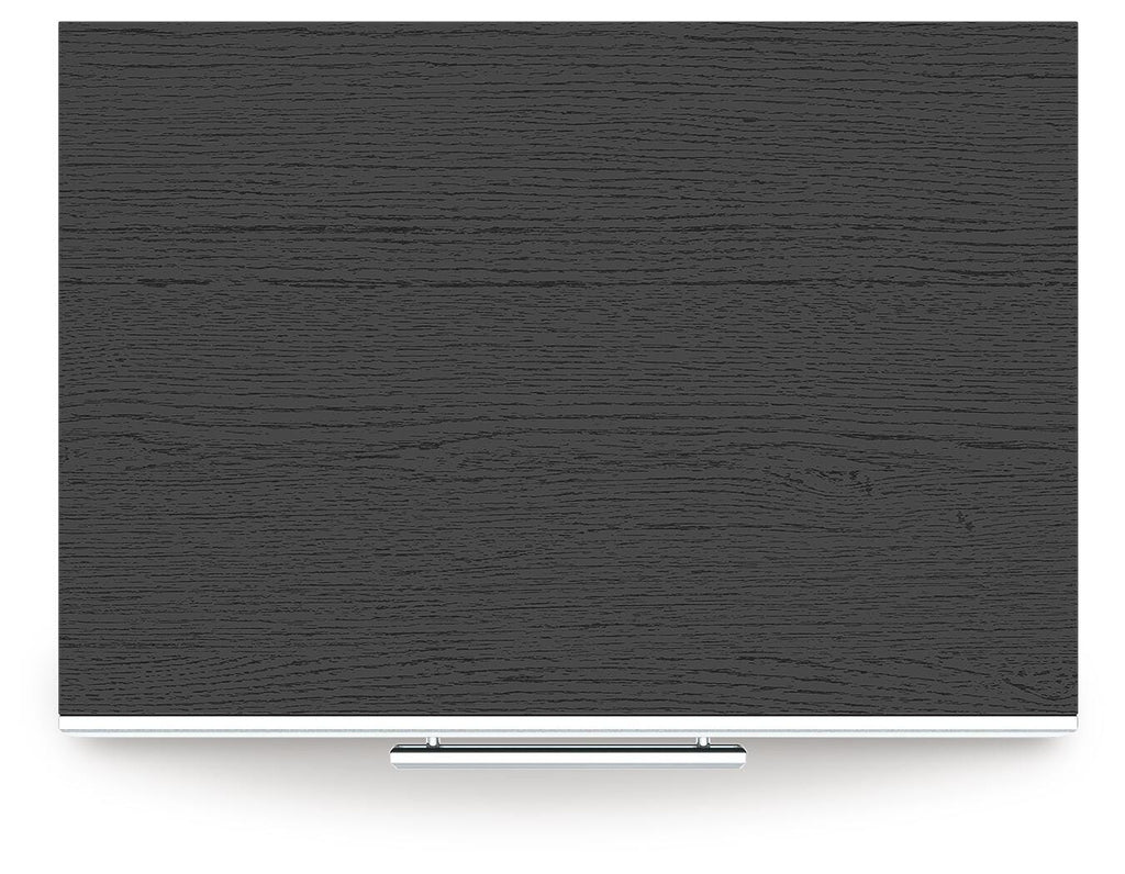 Zuraleus Black King Upholstered Bed, 2 Chests and 2 Nightstands