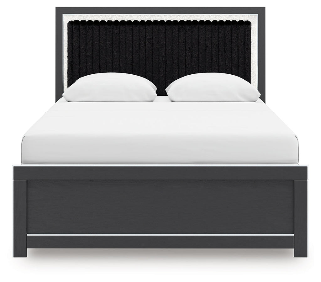 Zuraleus Queen Panel Bedroom Set, Black