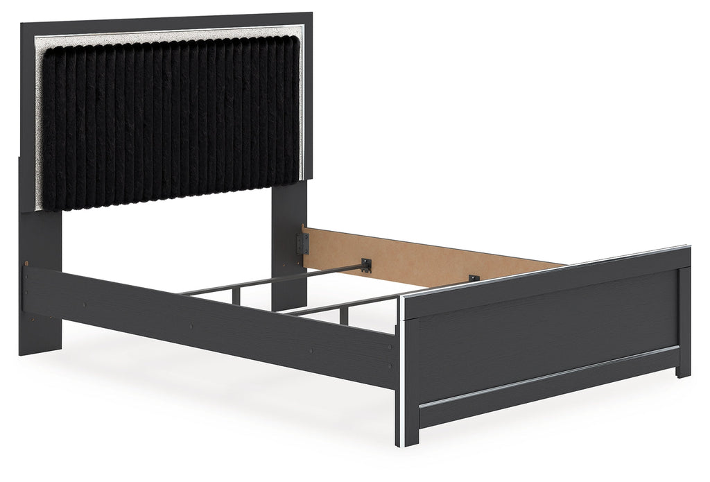 Zuraleus Queen Panel Bedroom Set, Black