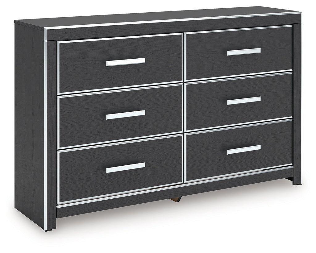 Zuraleus Queen Upholstered Bedroom Set, Black