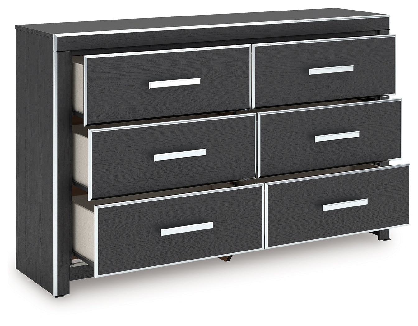 Zuraleus Queen Upholstered Bedroom Set, Black