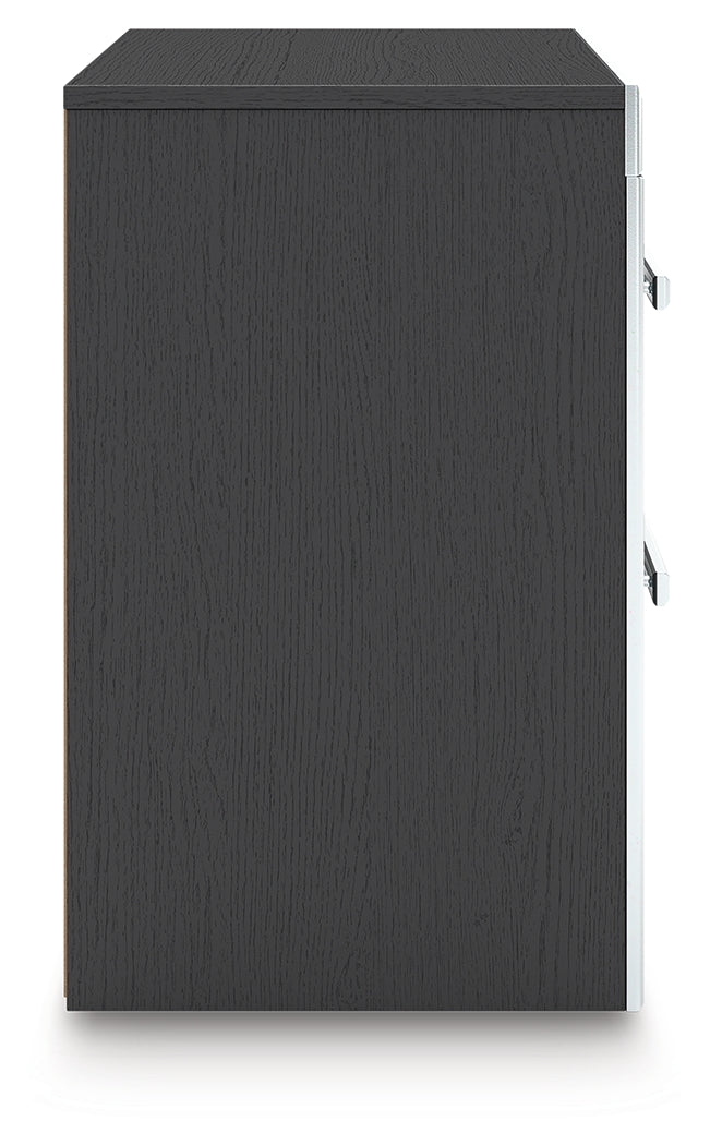 Zuraleus Queen Upholstered Bedroom Set, Black