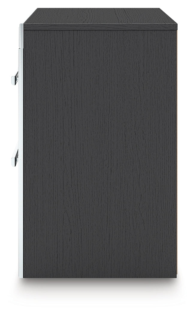 Zuraleus Queen Upholstered Bedroom Set, Black