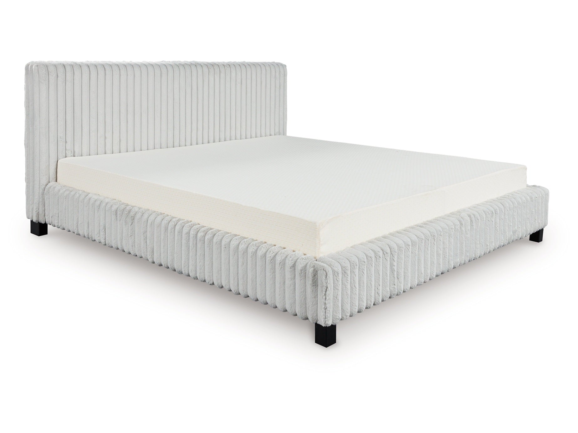 Zuraleus Gray California King Upholstered Bed