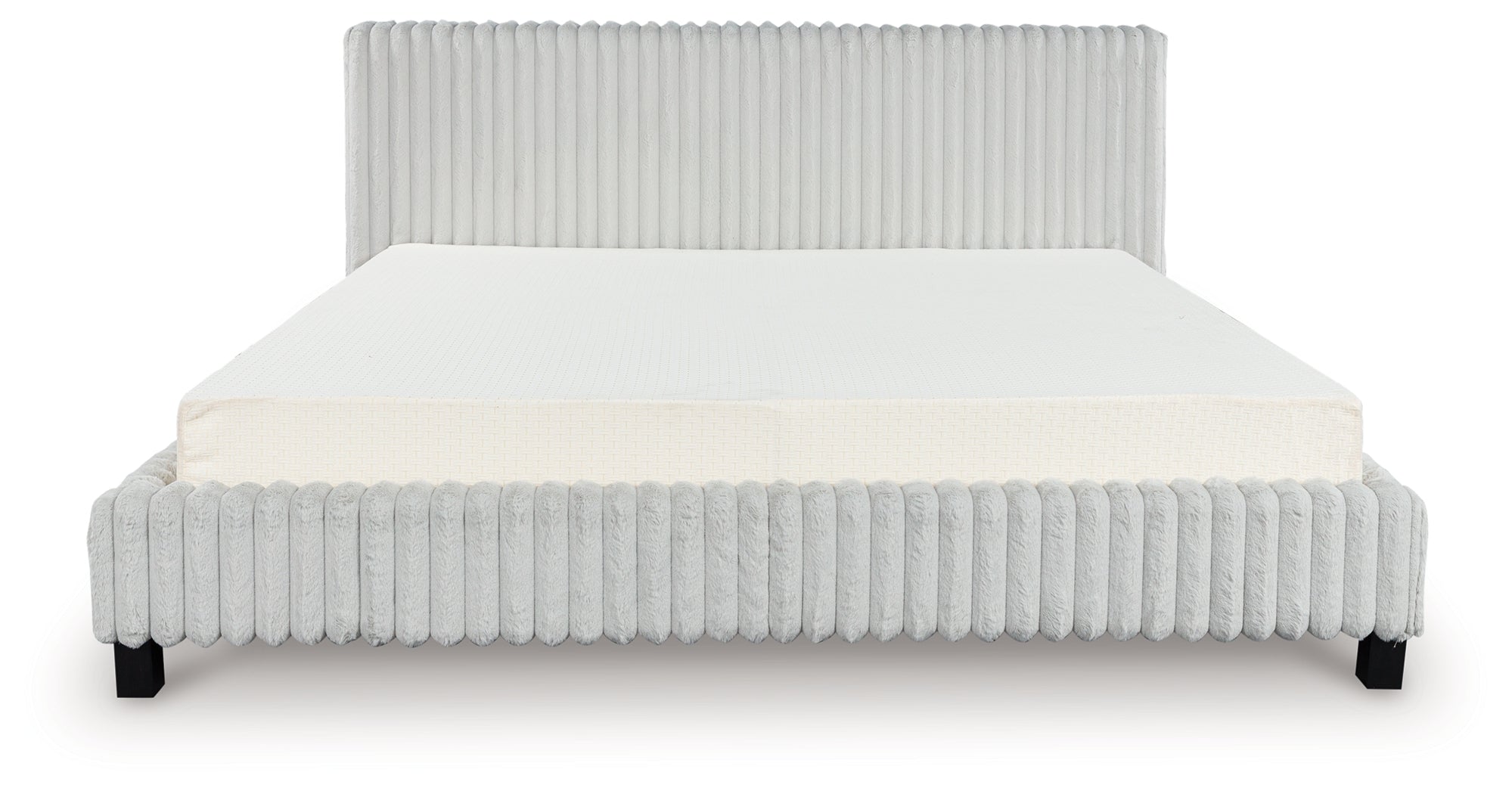 Zuraleus Gray California King Upholstered Bed