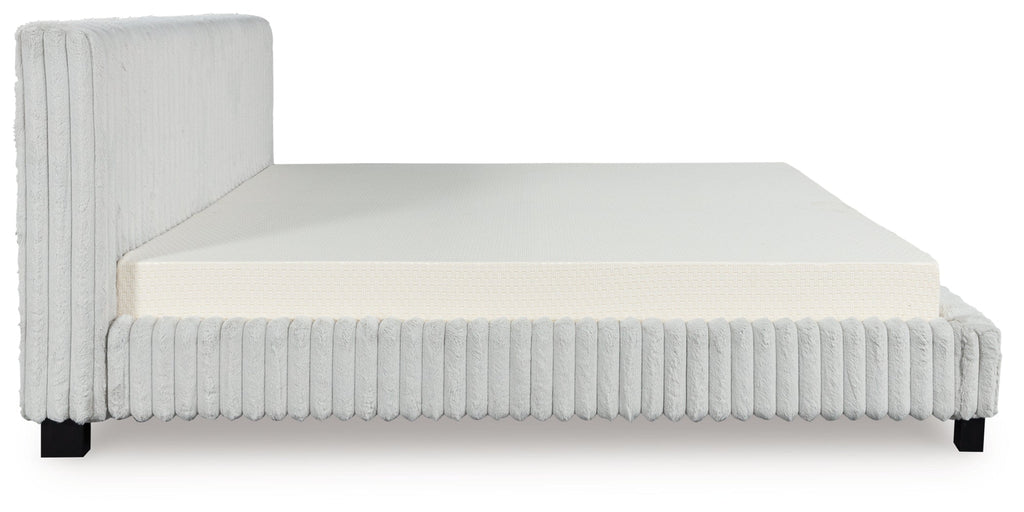 Zuraleus Gray California King Upholstered Bed