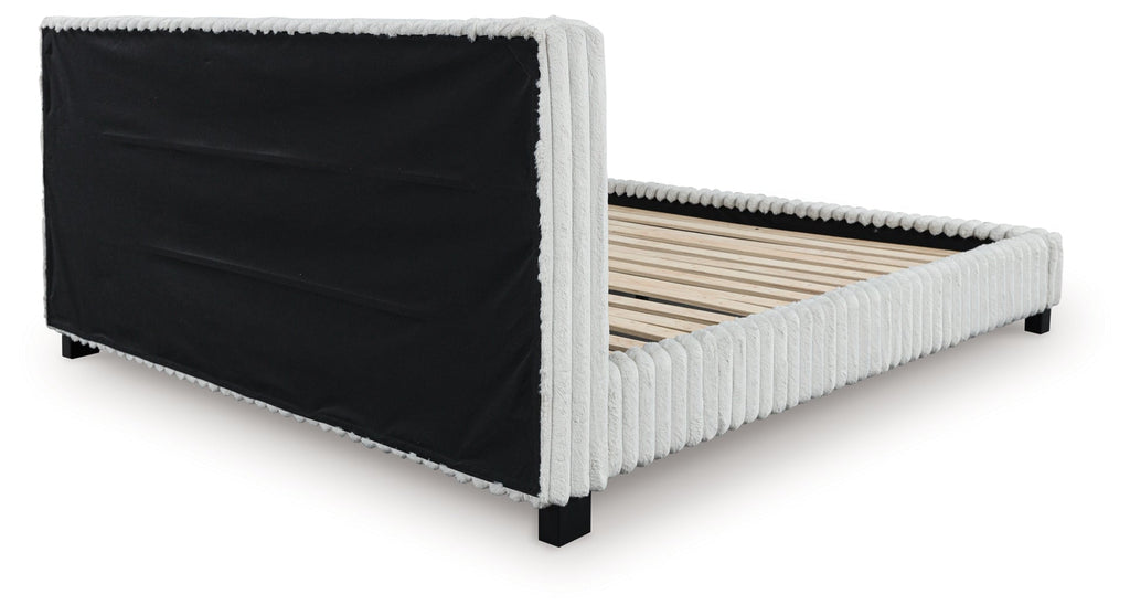 Zuraleus Gray California King Upholstered Bed