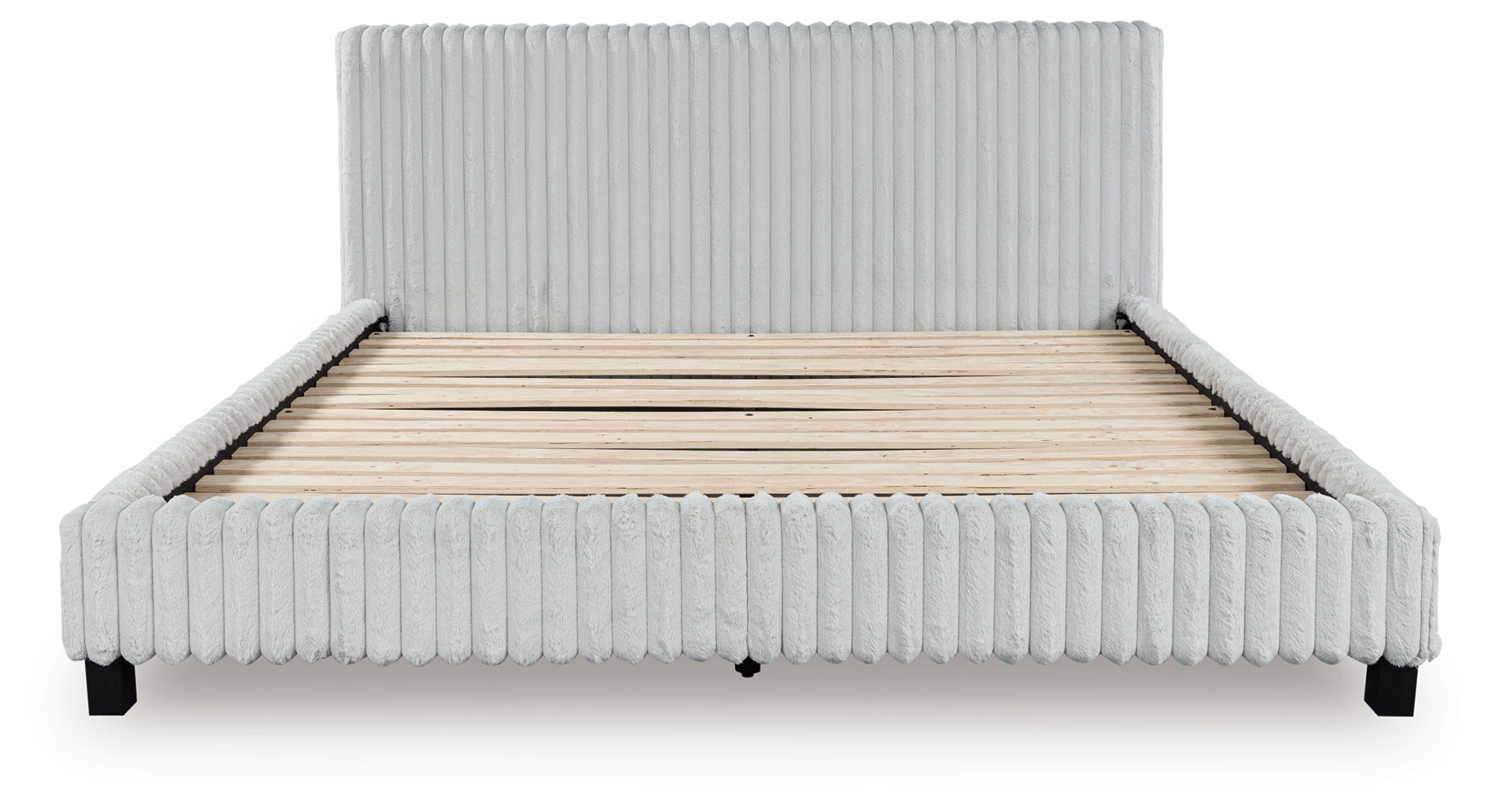 Zuraleus Gray King Upholstered Bed