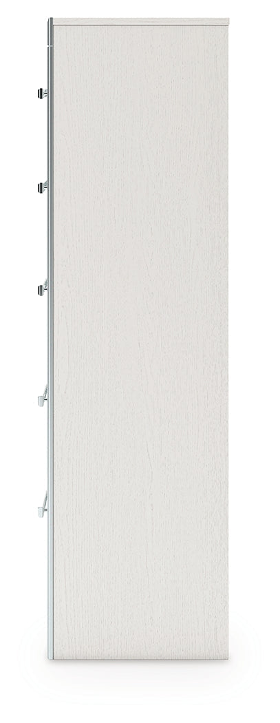 Zuraleus White Five Drawer Chest