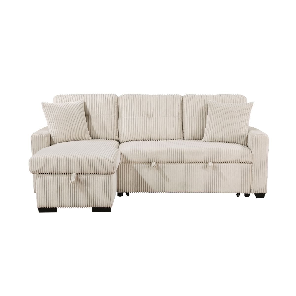 3 Pc Sectional, Dark Gray