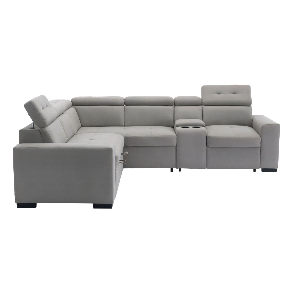 3 Pc Sectional, Gray