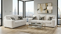 S319 Sofa and Loveseat (Ivory)