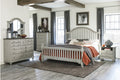 1568 Bedroom Mossbrook Collection - 4pc Set (QB+NS+DR+MR)