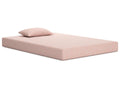 iKidz Coral Coral Twin Mattress and Pillow