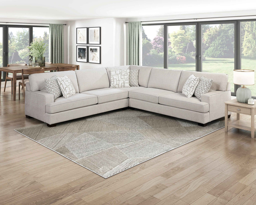 3 Pc Sectional, Beige
