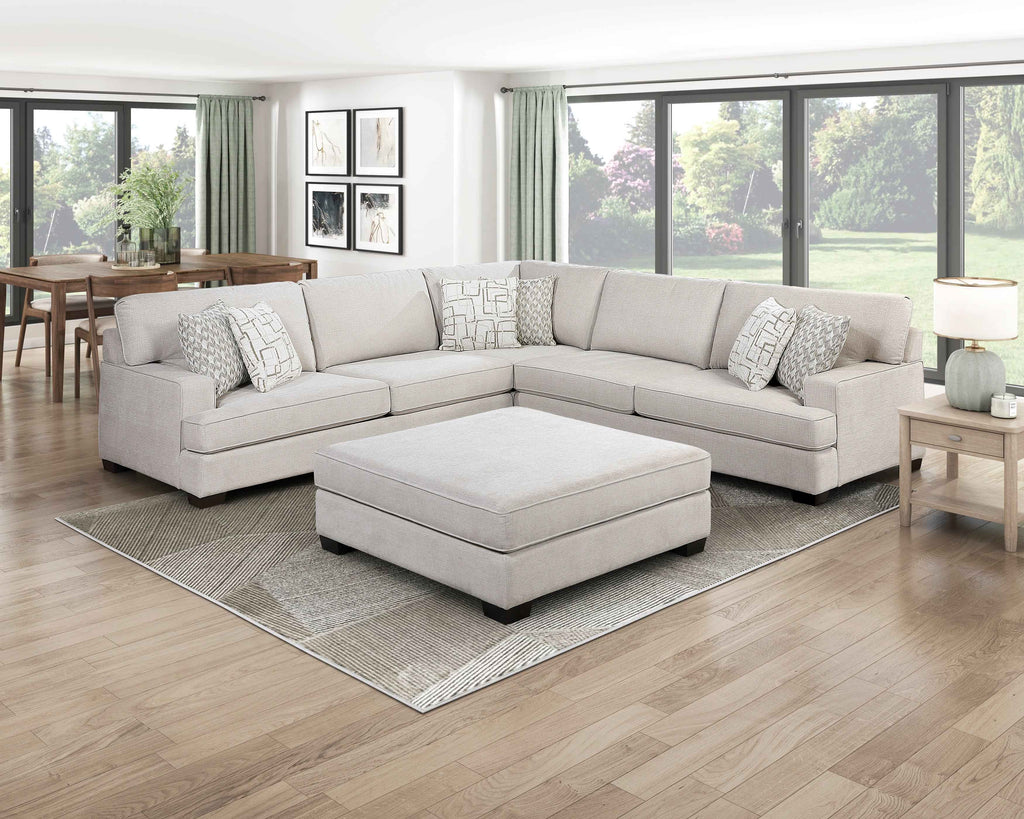 3 Pc Sectional, Beige