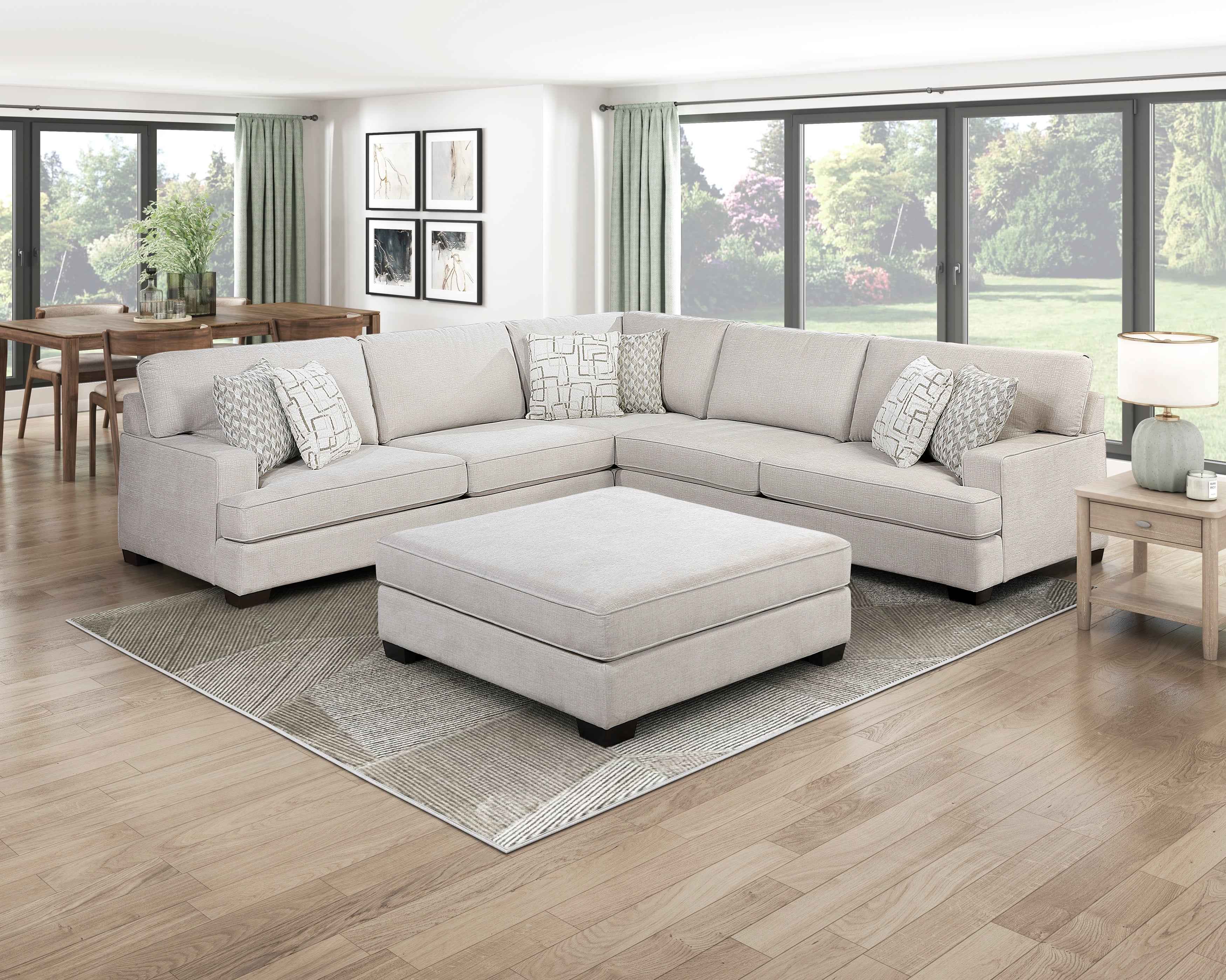 3 Pc Sectional, Beige
