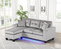 Messi Grey - Reversible Sectional