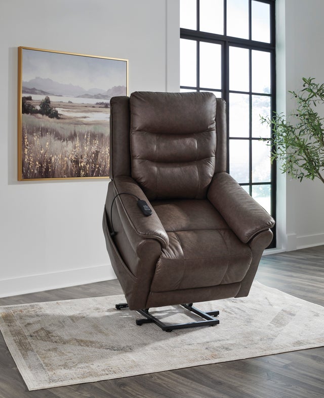 Ashley 1800412 - Power Lift Recliner (Heat/Massage)
