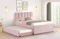 MAYA - Pink Twin, Full Platform Bed w/ Trundle **NEW ARRIVAL**