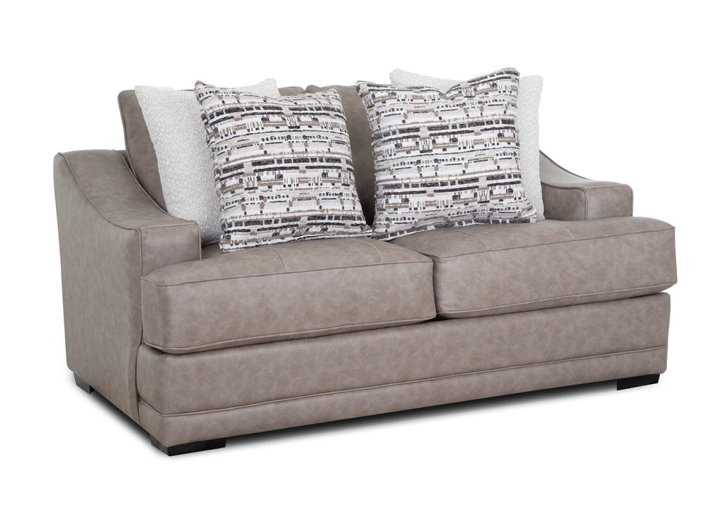 Franklin 848 - 2 Pc Sofa & Loveseat, Walnut