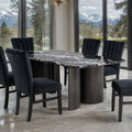 Selsey - Dining Table, Black Stone Top