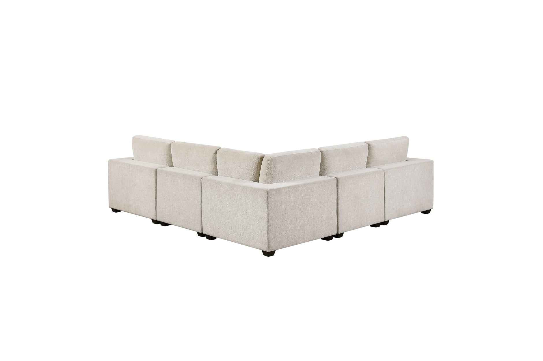 5 Pc Modular Sectional, Beige