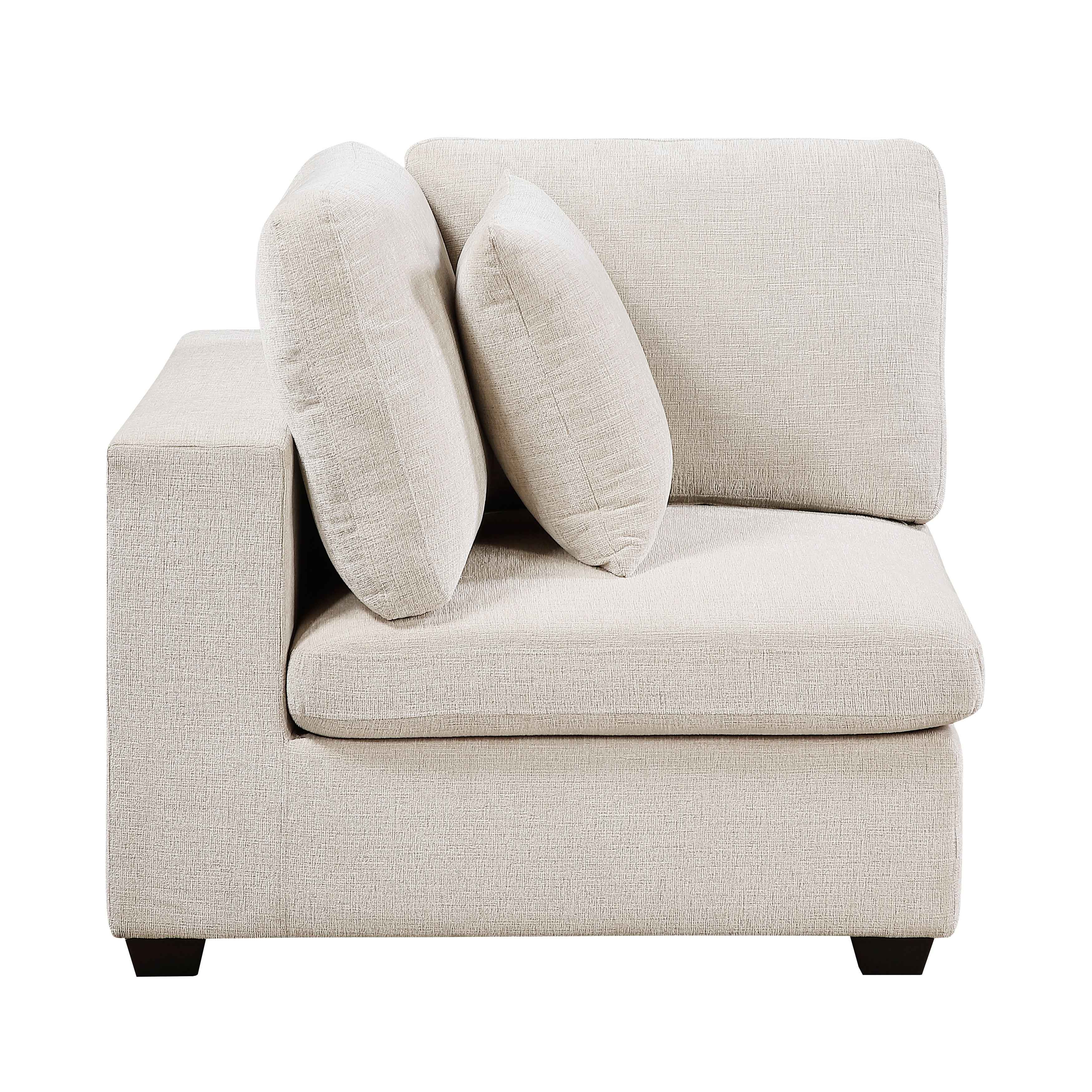 5 Pc Modular Sectional, Beige